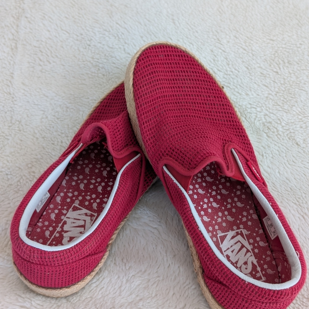 Like New: Vans Espadrille Mesh Women 8.5 (Men’s 7)